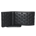 Chaise longue trapuntata in similpelle PU con cuscino