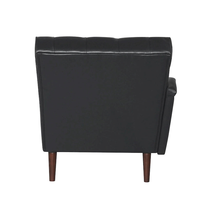 Chaise longue trapuntata in similpelle PU con cuscino