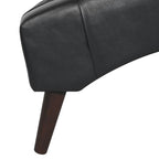 Chaise longue trapuntata in similpelle PU con cuscino