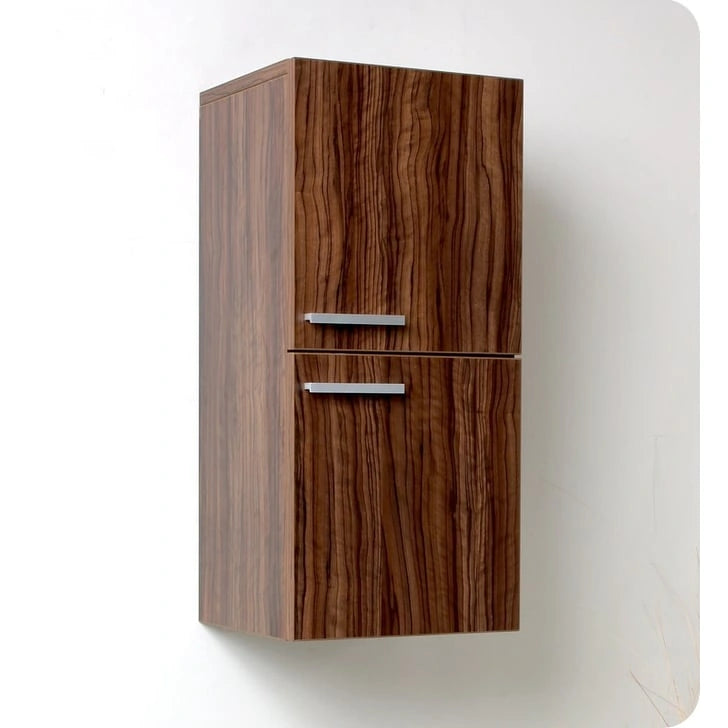 Wall-Mounted Bathroom Linen Cabinet with Two Storage Areas
