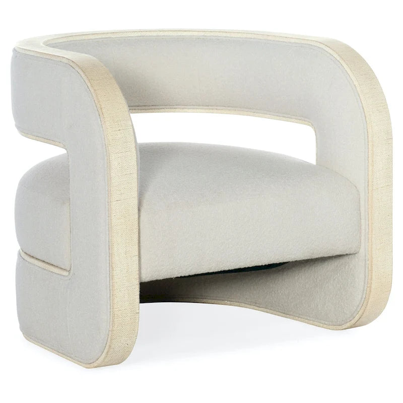 28 Wide Modern Zen Upholstered Accent Chair