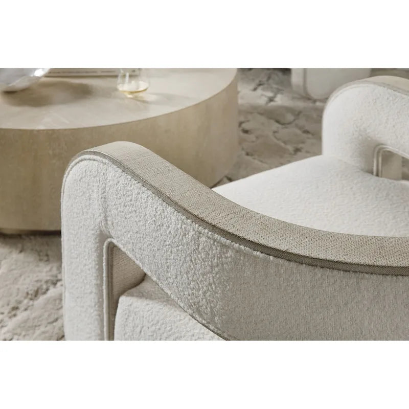 28 Wide Modern Zen Upholstered Accent Chair