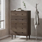 Kommode im Mid-Century-Stil mit 5 Schubladen