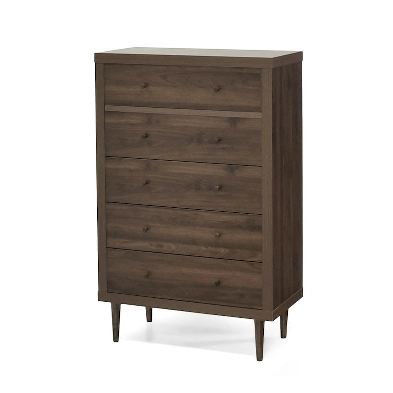Kommode im Mid-Century-Stil mit 5 Schubladen