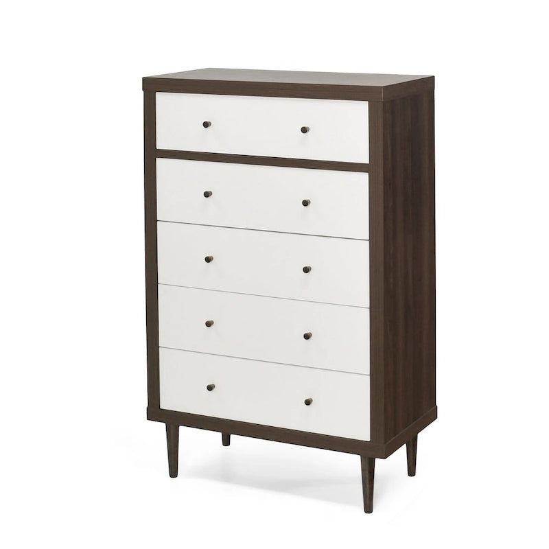 Kommode im Mid-Century-Stil mit 5 Schubladen