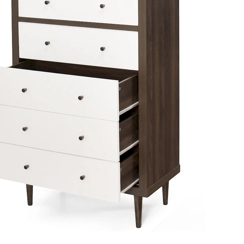 Kommode im Mid-Century-Stil mit 5 Schubladen