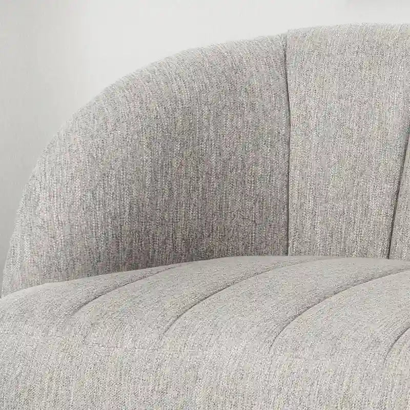 Modern Fabric Loveseat with Hairpin Legs by