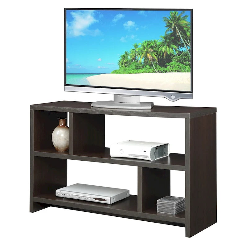 TV-Ständer mit Regalfächern für Fernseher bis 55 Zoll