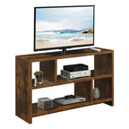 Meuble TV console avec étagères pour téléviseurs jusqu'à 55 pouces