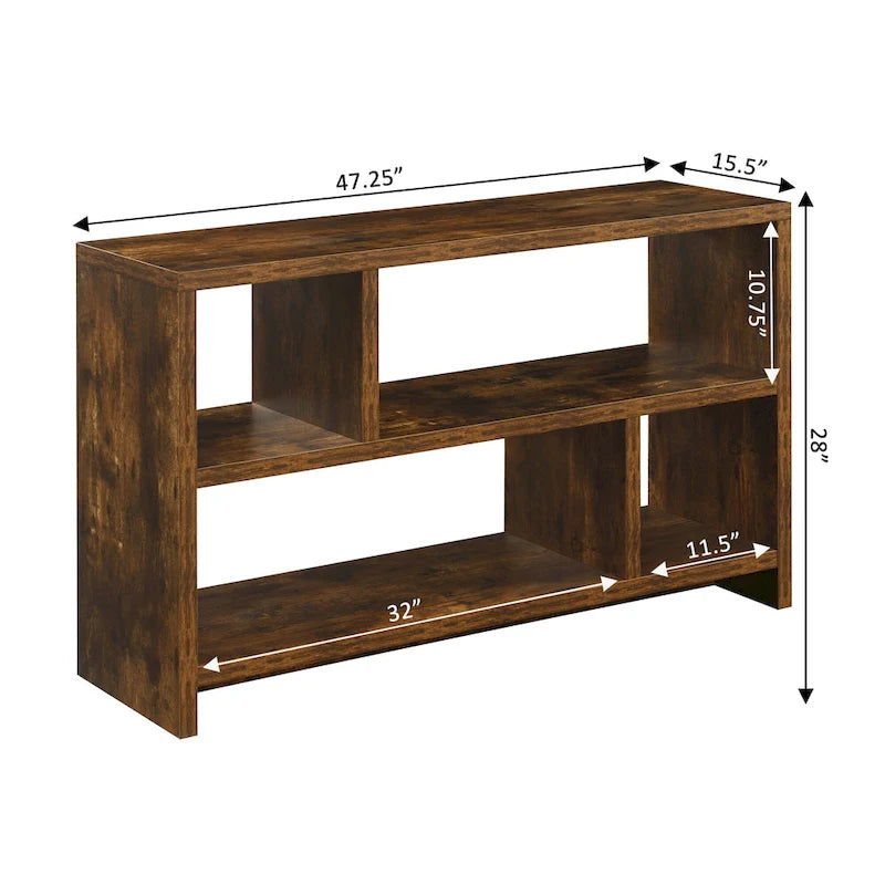 Meuble TV console avec étagères pour téléviseurs jusqu'à 55 pouces