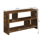 Meuble TV console avec étagères pour téléviseurs jusqu'à 55 pouces