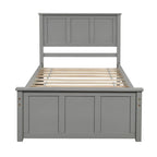 Twin Platform Bed with Pull-Out Trundle