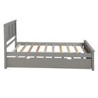 Twin Platform Bed with Pull-Out Trundle