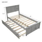 Twin Platform Bed with Pull-Out Trundle