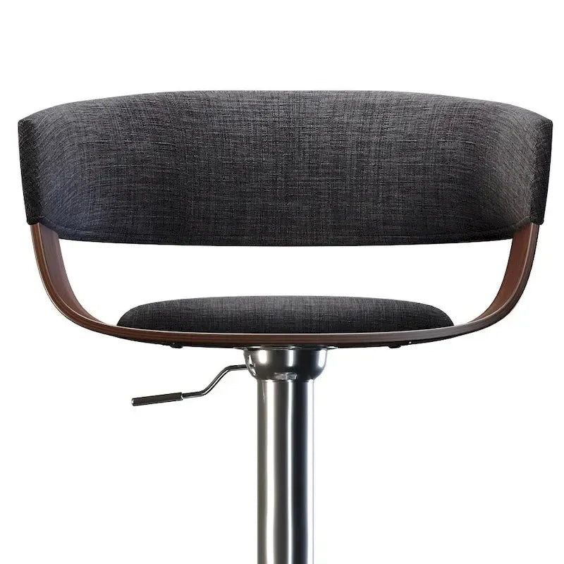 Mid Century Modern 33 inch Adjustable Swivel Bar Stool