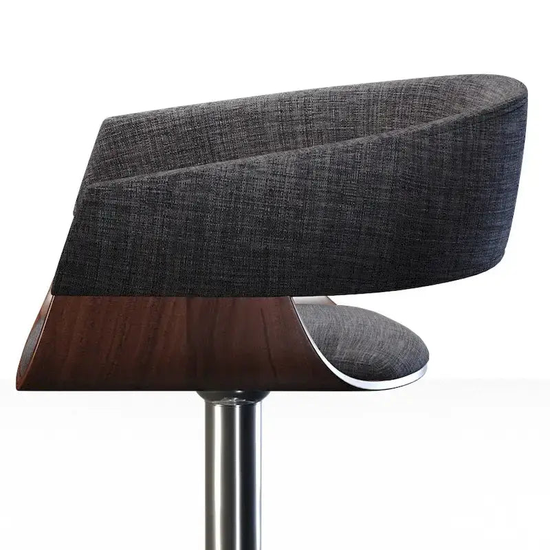Mid Century Modern 33 inch Adjustable Swivel Bar Stool