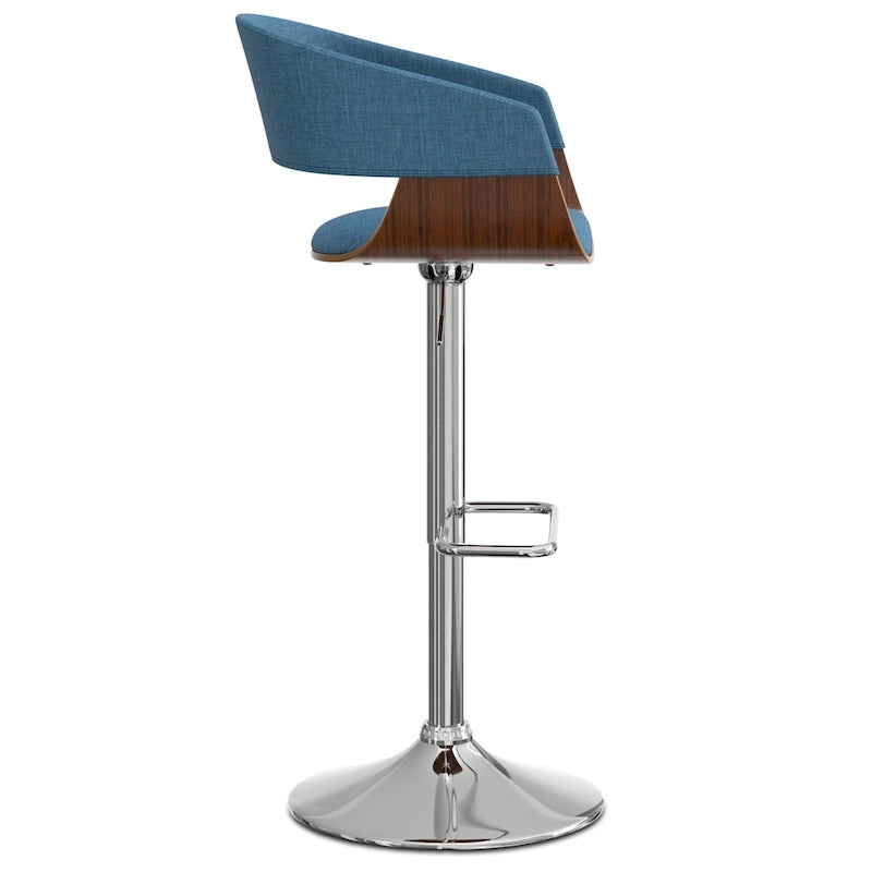 Mid Century Modern 33 inch Adjustable Swivel Bar Stool