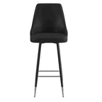 Gepolsterte Barhocker mit Metallgestell, 2er-Set