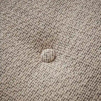 Tan Button-Tufted Accent Bench