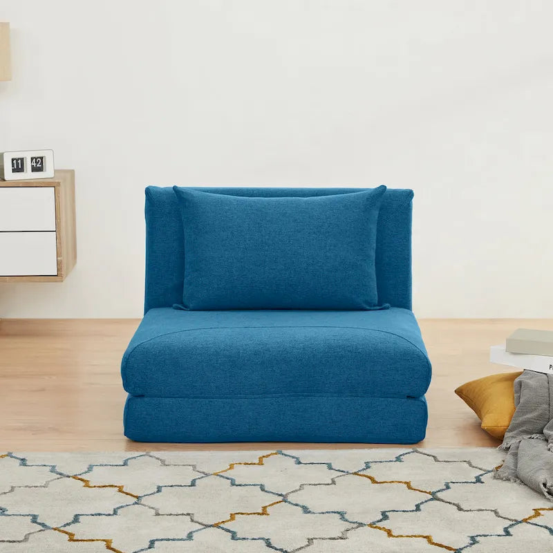 Marylee-Sessel mit Schlaffunktion und Kissen