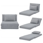Marylee-Sessel mit Schlaffunktion und Kissen