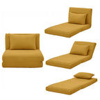 Marylee-Sessel mit Schlaffunktion und Kissen