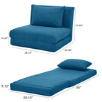Marylee-Sessel mit Schlaffunktion und Kissen