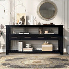Console con cassetti e ripiani