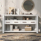Console con cassetti e ripiani