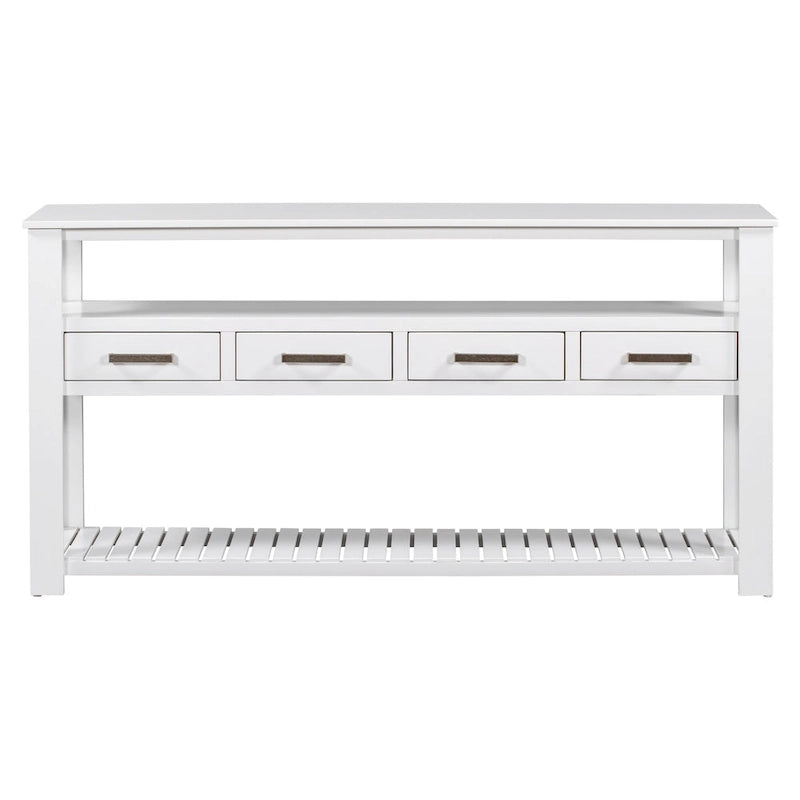 Console con cassetti e ripiani