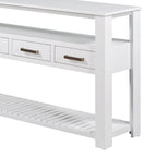 Console con cassetti e ripiani