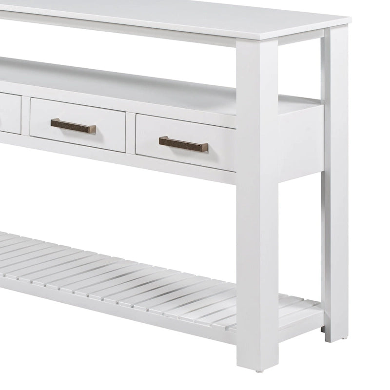 Console con cassetti e ripiani