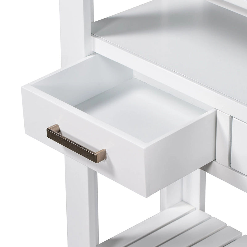 Console con cassetti e ripiani