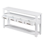 Console con cassetti e ripiani