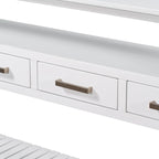 Console con cassetti e ripiani
