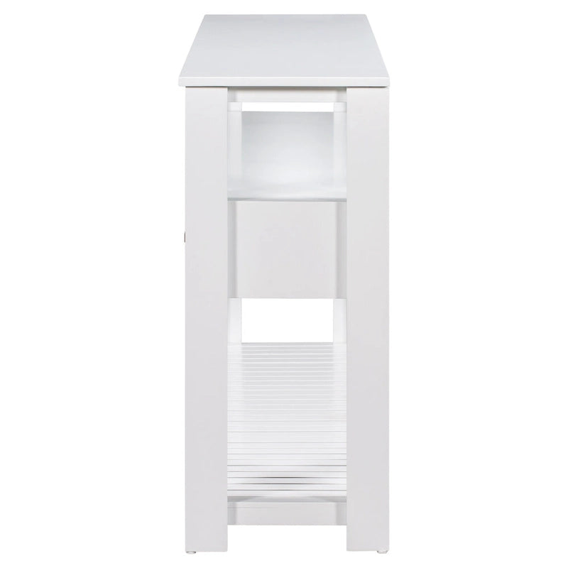 Console con cassetti e ripiani