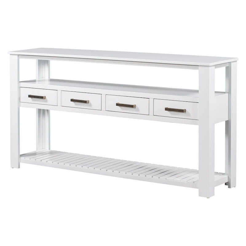 Console con cassetti e ripiani