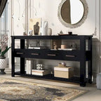 Console con cassetti e ripiani