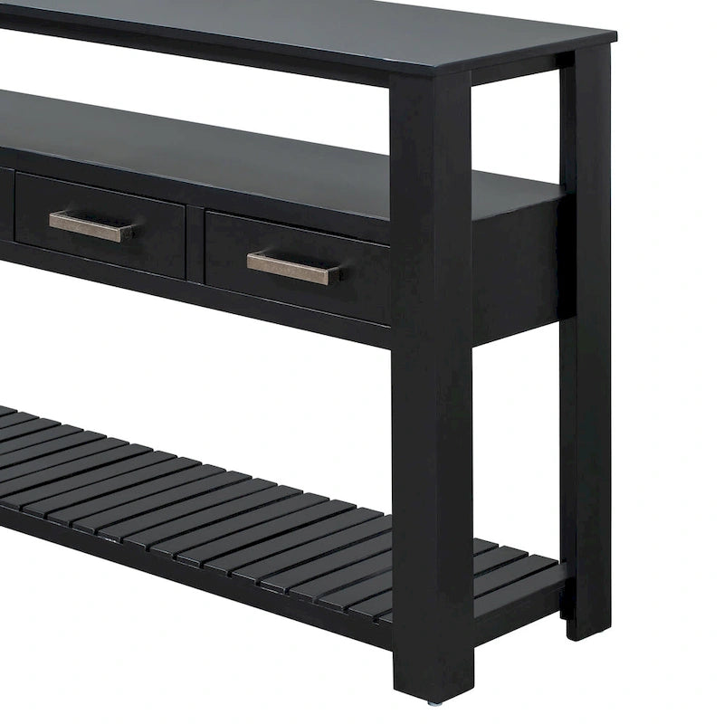 Console con cassetti e ripiani
