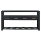 Console con cassetti e ripiani