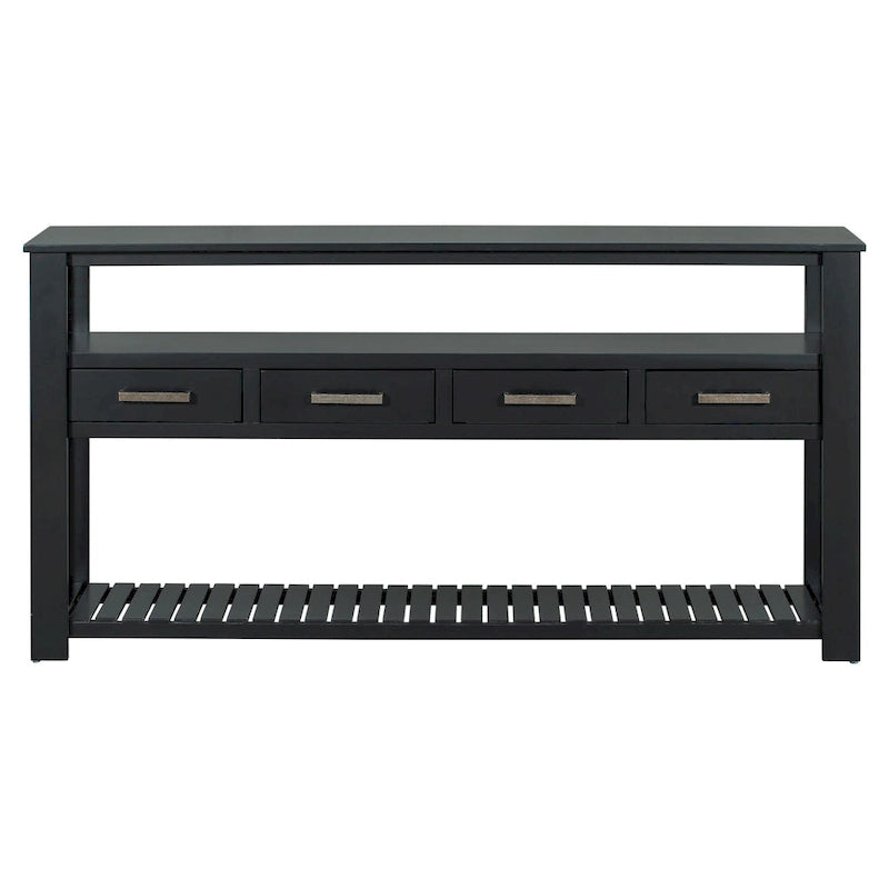 Console con cassetti e ripiani