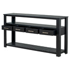 Console con cassetti e ripiani