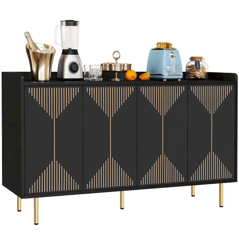 55-Inch Storage Sideboard Cabinet with Doors