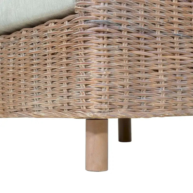 Rustic Kubu Rattan Wicker Armchair