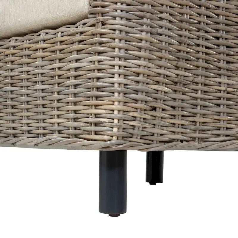 Rustic Kubu Rattan Wicker Armchair