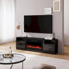 TV-Schrank, 70 Zoll, mit elektrischem Kamin, 36 Zoll