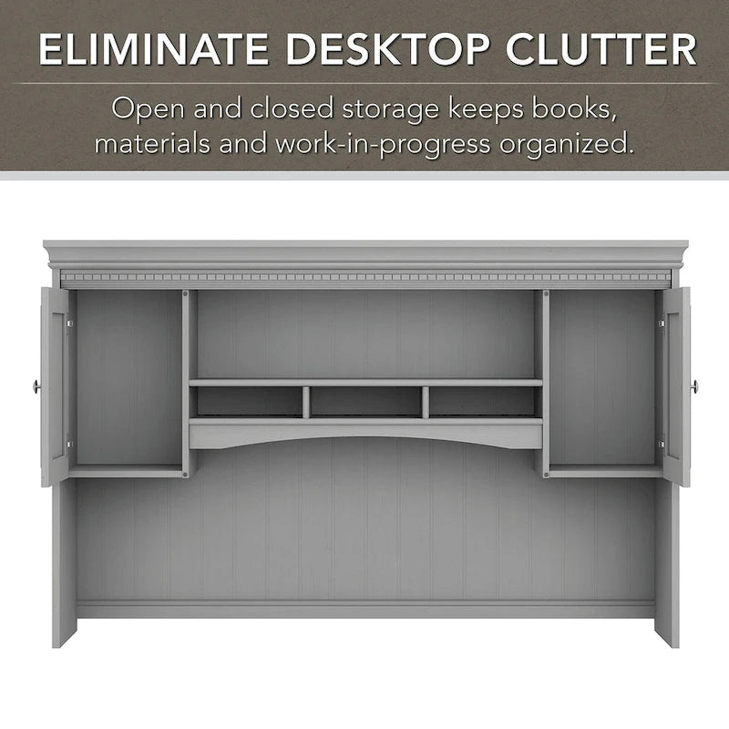 60W Hutch for L Shaped Desk by