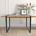 Rectangular Office Writing Desk with Faux-Wood Top