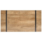 Rectangular Office Writing Desk with Faux-Wood Top