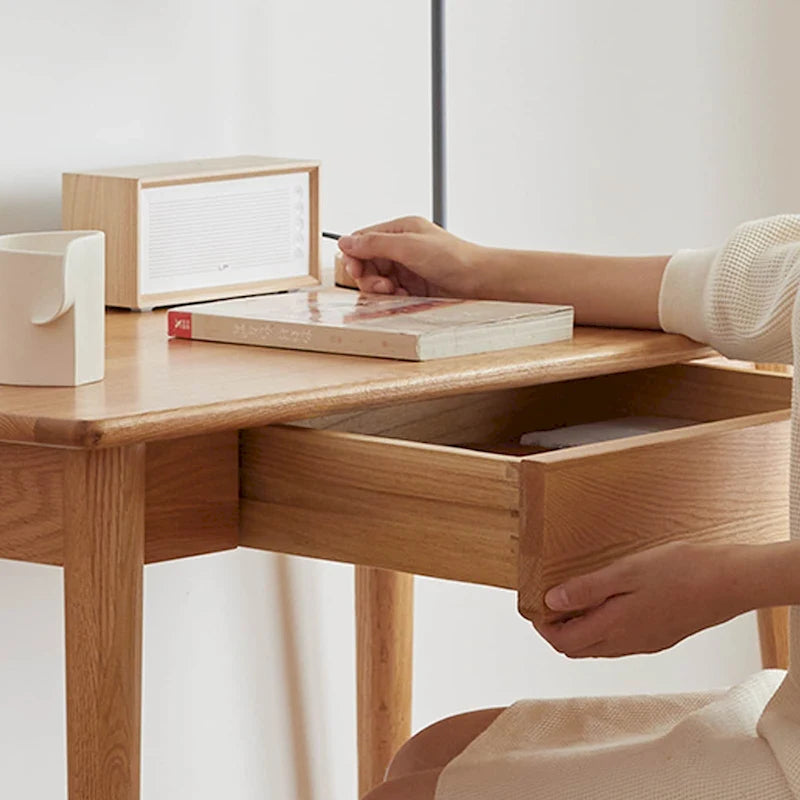 100% Solid wood natural wood computer desk